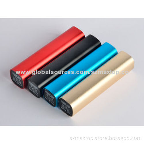 Portable Power Bank Charger, with Color Options, 2,200mAh Battery Capacity, CE, FCC, RoHS